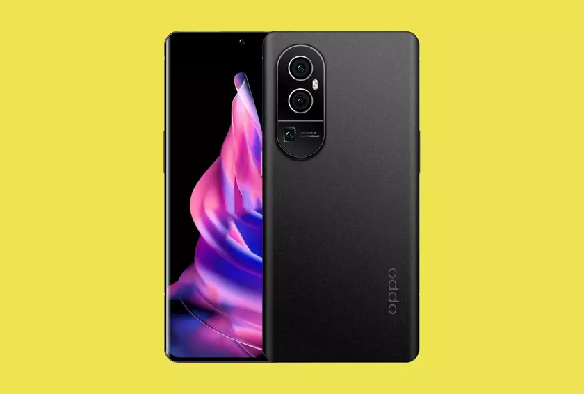 Вот как будет выглядеть OPPO Reno 10 Pro+: смартфон с OLED-экраном на 120 Гц и чипом Snapdragon 8+ Gen 1