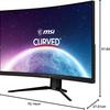 MSI MPG 325CQRXF Monitor Design