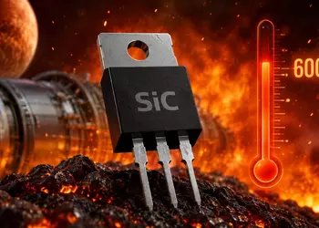 В Японии создали SiC-транзистор, способный работать при 600 °C — обычный кремний сдается после 250 °C