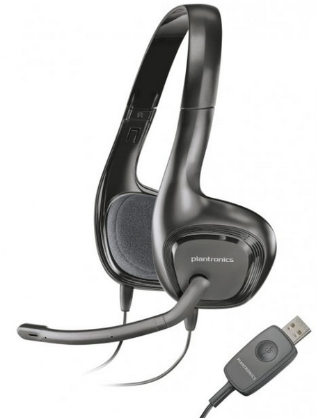 For followers of the wires: USB-Stereo Headset Plantronics .Audio 622