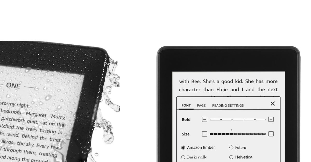 AMAZON KINDLE PAPERWHITE device to listen to audiobooks