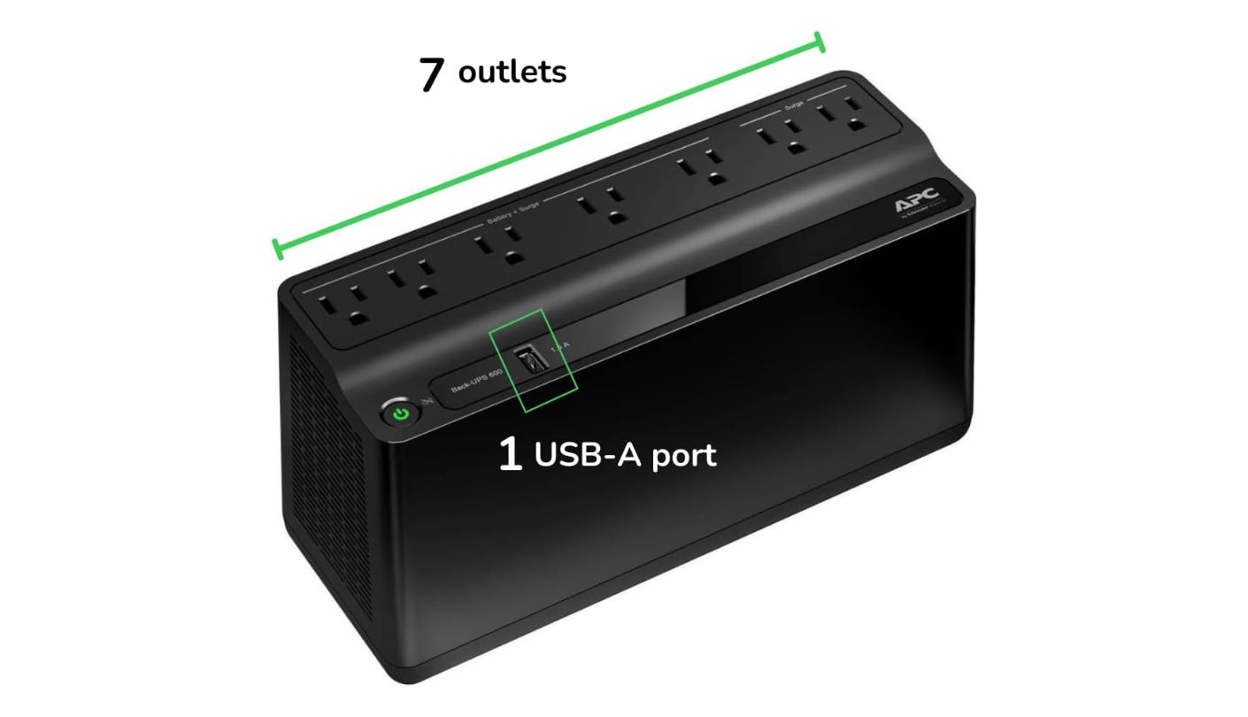 APC BE600M1 home Wi-Fi battery backup