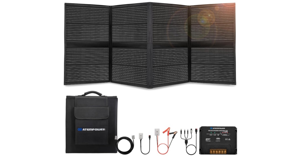 ATEM POWER 200W Portable Solar Panel