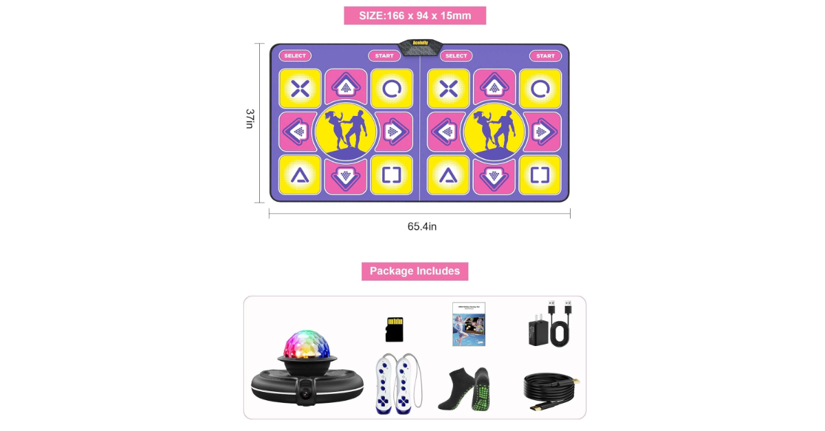 Acelufly meilleurs tapis de danse pour enfants