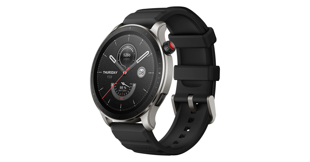 Amazfit GTR 4 meilleure montre connectée android