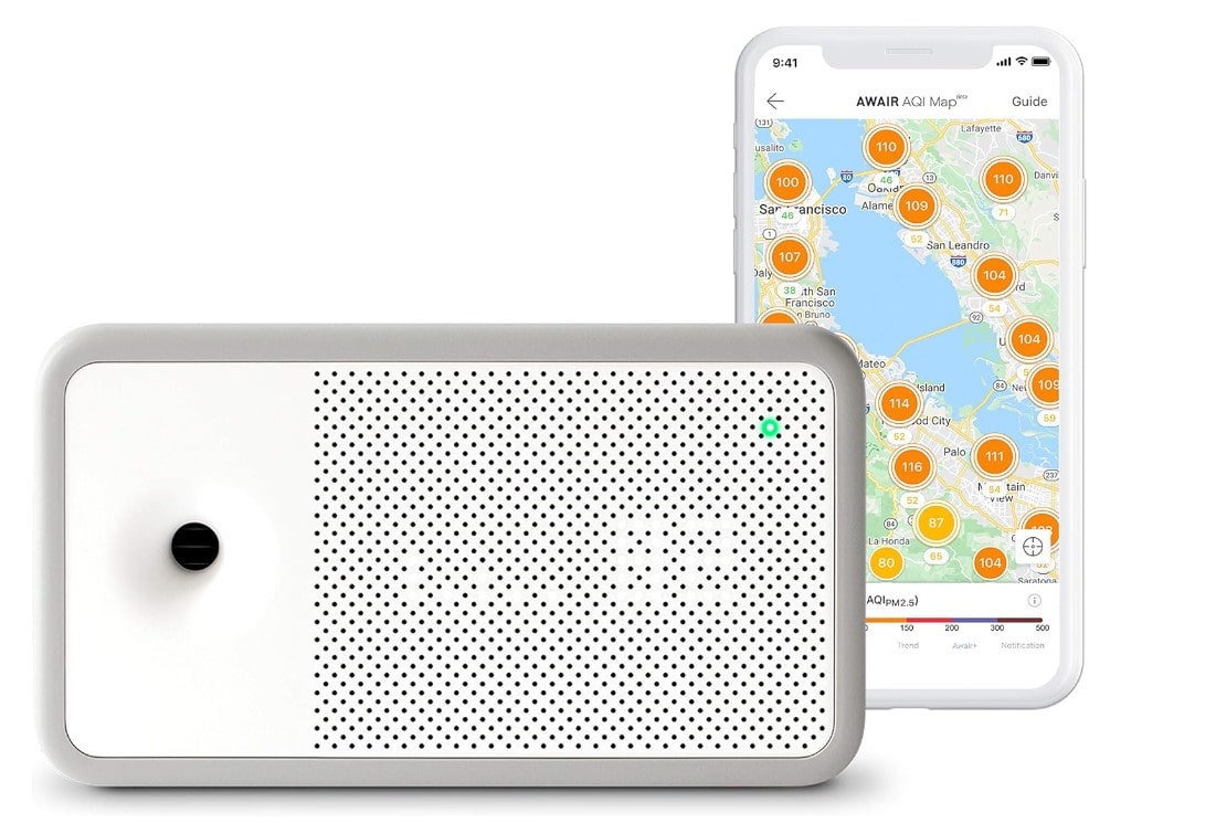 Awair Element Indoor moniteur intelligent de qualité de l'air allergies