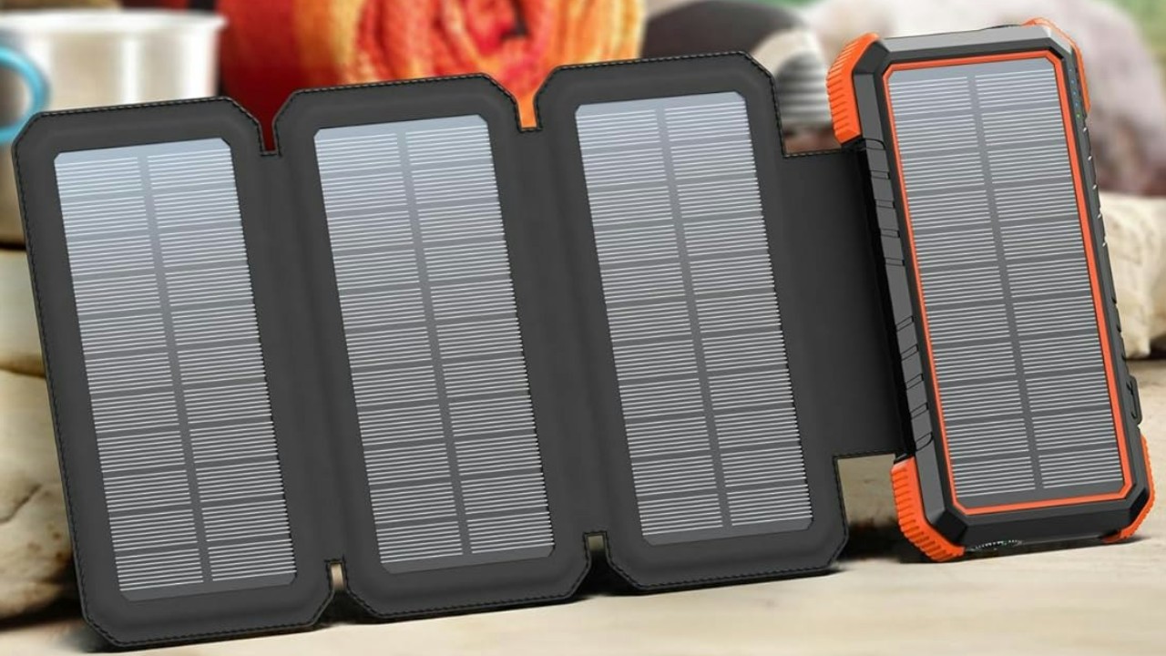 BLAVOR Solar Charger Power Bank 20000mAh