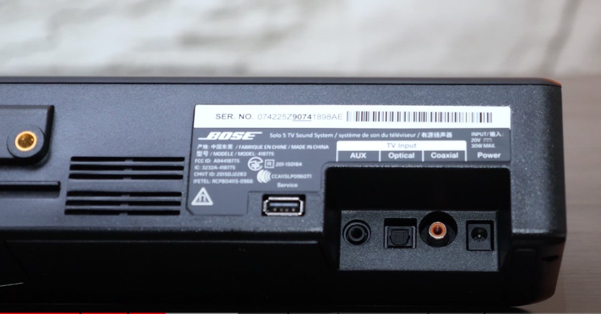 Bose Solo 5 barre de son vidéoprojecteur bluetooth