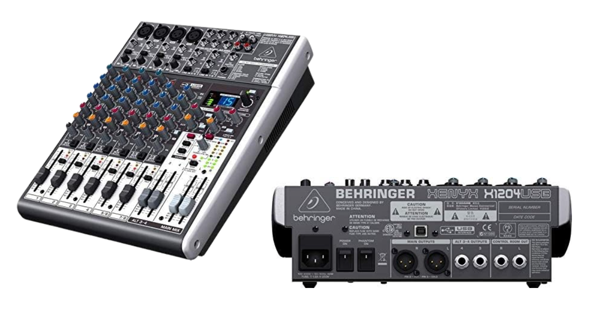 Behringer Xenyx X1204USB studio mixer