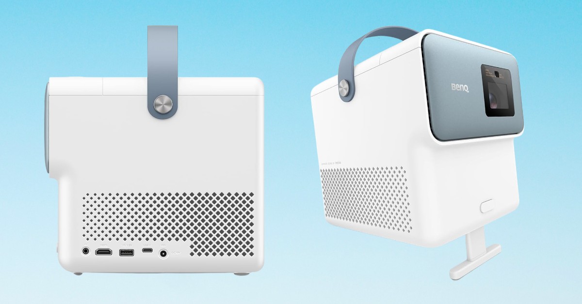 BenQ GP100A projector for van life