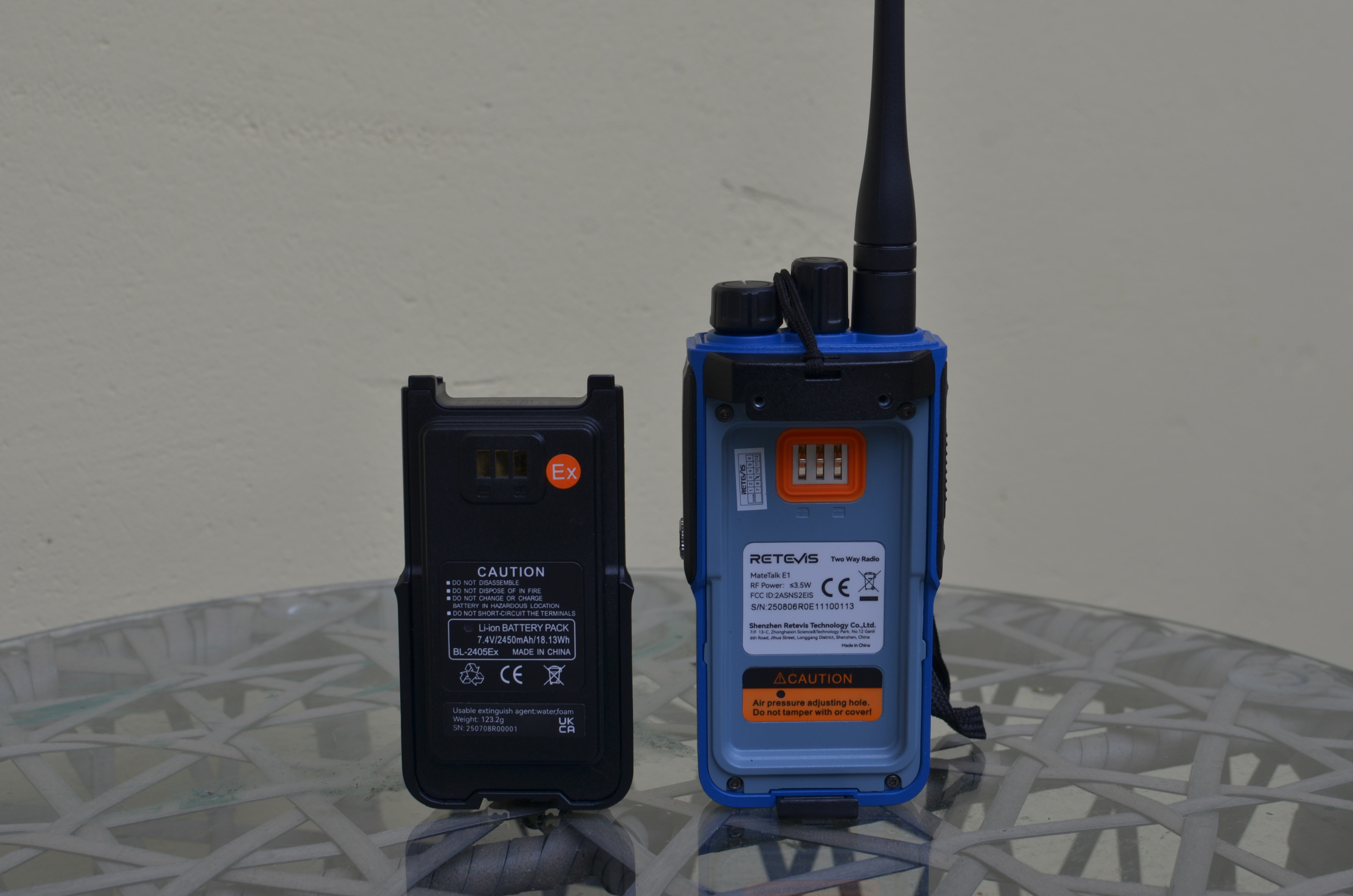 MateTalk E1 explosion-proof radio build quality