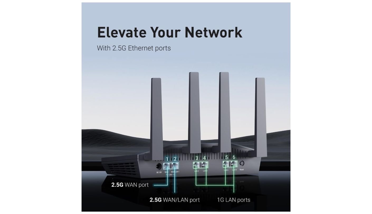 GL.iNet Flint 2 (GL-MT6000) router for streaming and gaming