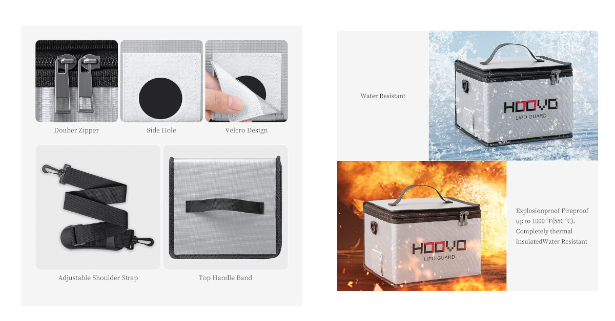 HOOVO lipo charging bag