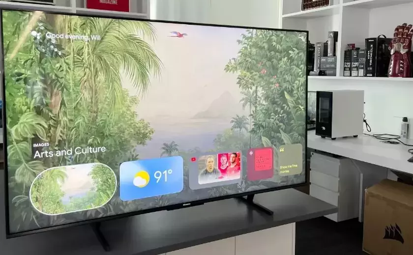 Téléviseur intelligent Hisense U8N pour le streaming