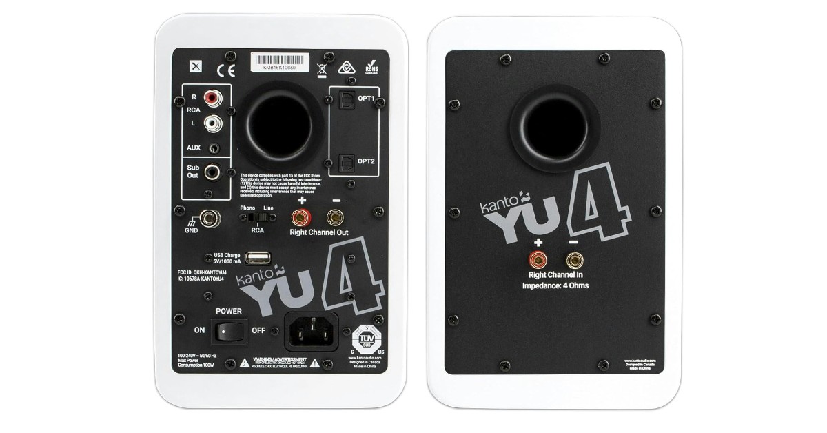 Kanto YU4MW enceinte pour tourne disque