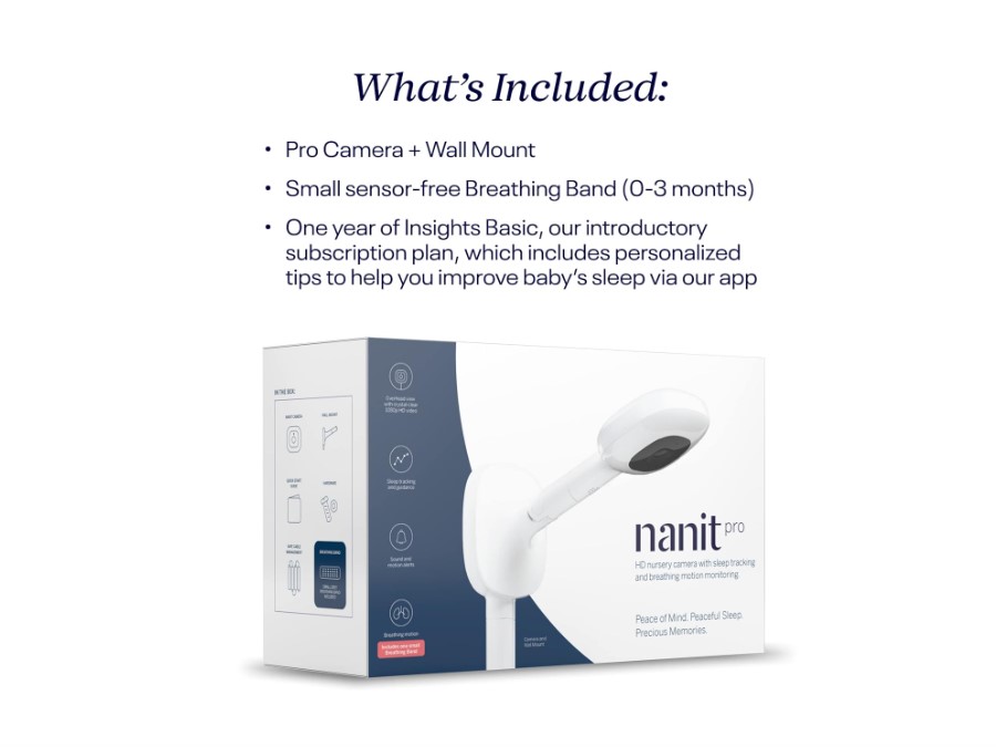 Moniteur bébé Nanit Pro avec caméra