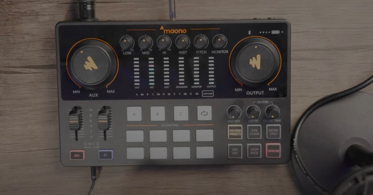 MAONO table de mixage pour podcast