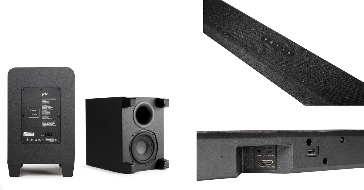 Polk Audio Signa S4 Ultra-Slim wall mounted Sound Bar 