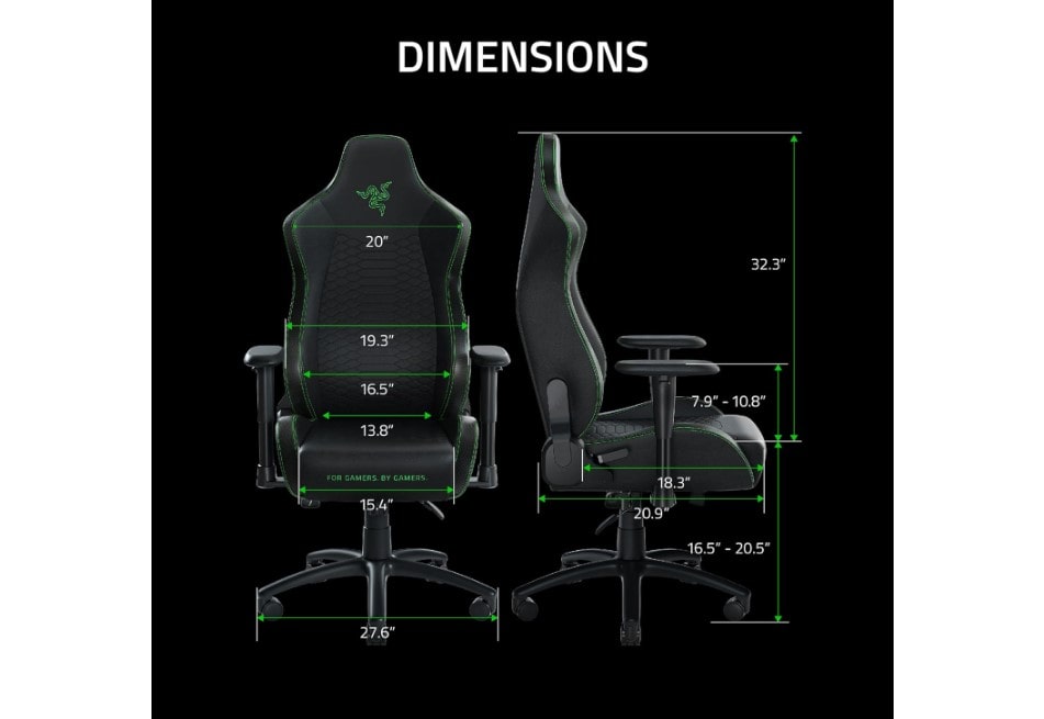 Siège de jeu Razer Iskur pro player