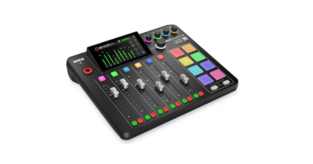 Rode table de mixage podcast