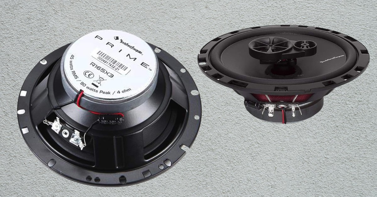 Rockford Fosgate R165X3 haut-parleurs de porte 6.5 pouces pour les basses