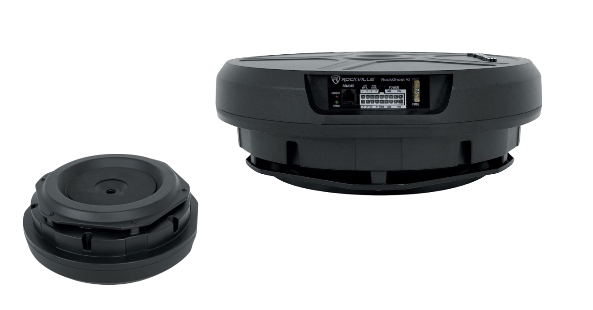 Rockville RockGhost V2 spare tire subwoofer