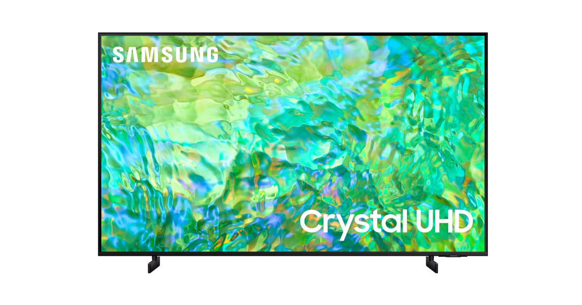 SAMSUNG Class Crystal UHD 4K CU8000 television for seniors