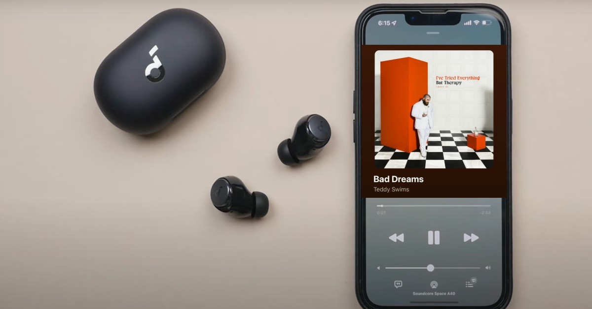 Soundcore by Anker Space A40 over ear headphones noise cancelling