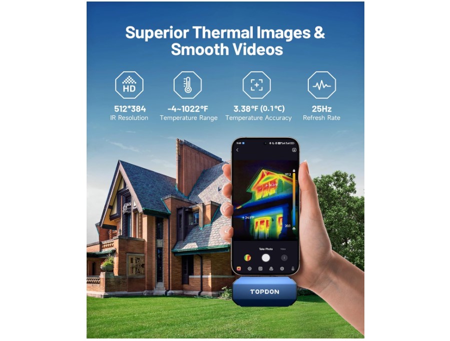 TOPDON TC001 phone thermal camera