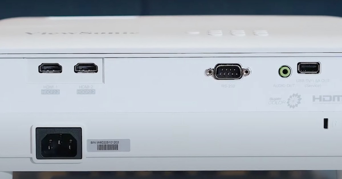 ViewSonic PX701-4K projector with amazon fire stick