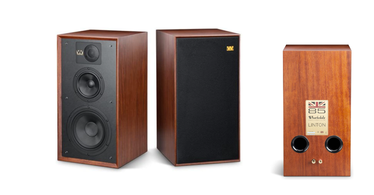 Wharfedale Bookshelf Linton higher sensitivity speakers