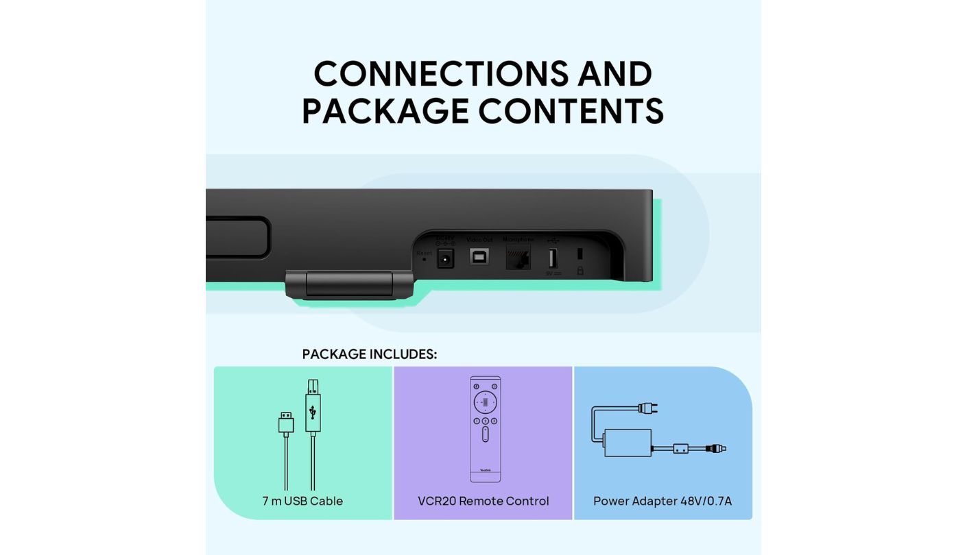 Yealink UVC34 webcam with built-in microphone