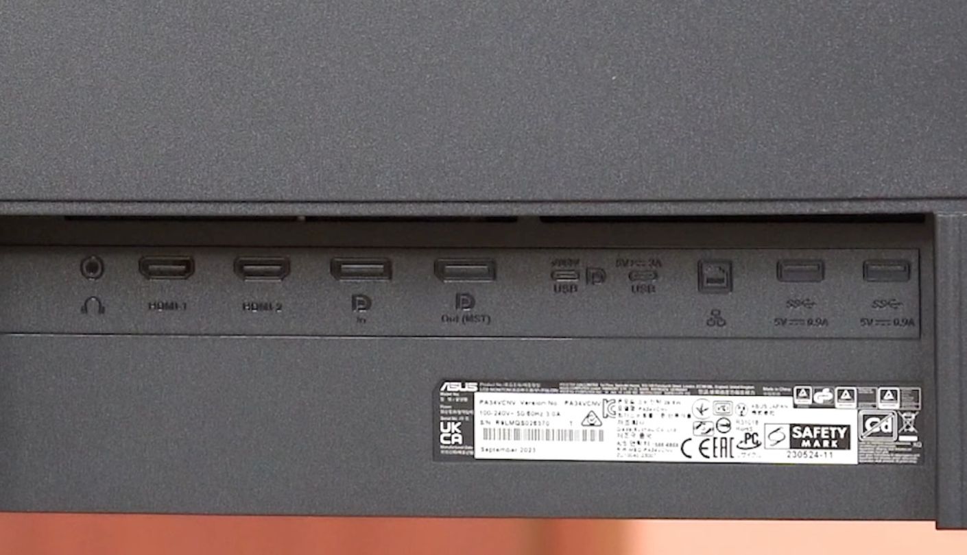 ASUS ProArt PA34VCNV 34 inch ultrawide monitor