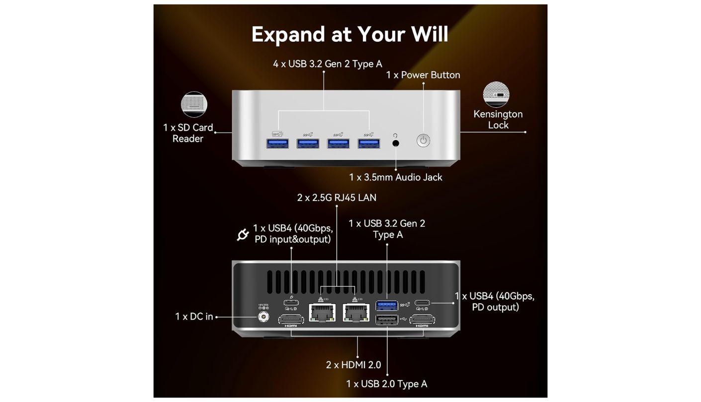 GEEKOM A8 MAX mini pc htpc