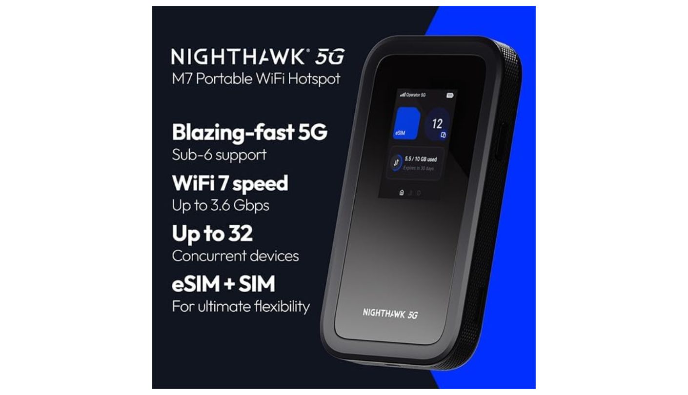 NETGEAR Nighthawk M7 mobile hotspot for remote work
