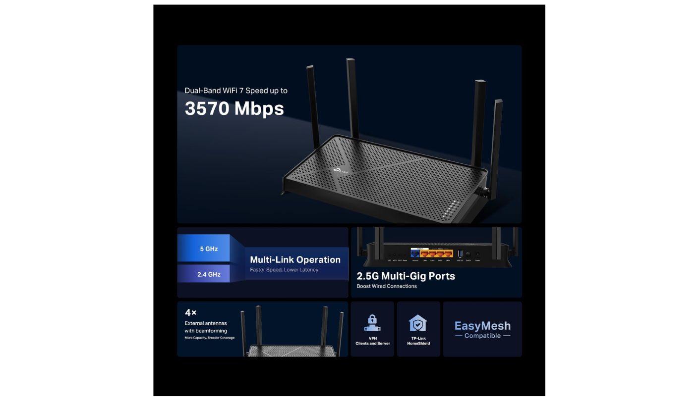 TP-Link Archer BE3600 / BE230 budget gaming router