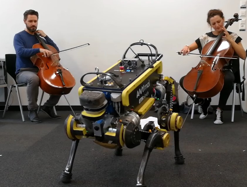 Feel a bit: Swiss scientists have taught the robot to dance