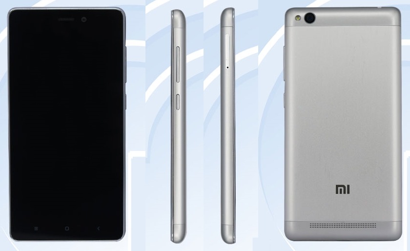 Металлический смартфон Xiaomi Redmi 3 замечен в TENAA