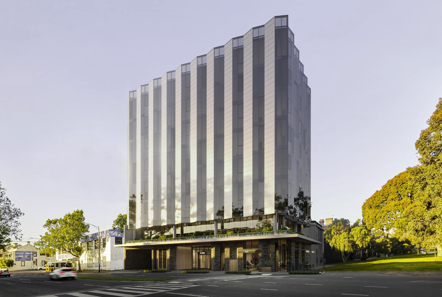 550 Spencer building with solar facade will produce more electricity than it requires