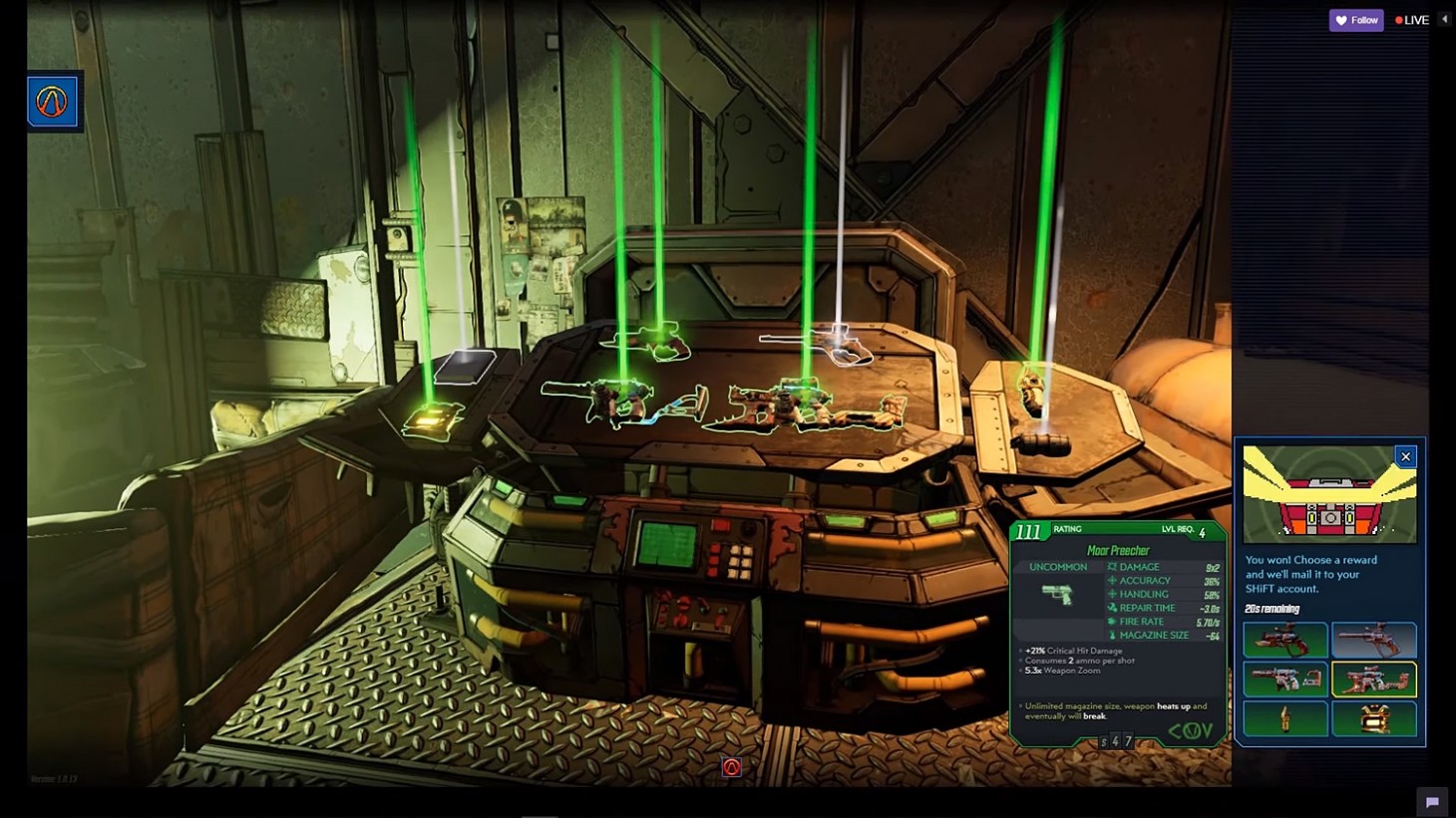 За перегляд трансляцій Borderlands 3 геймери зможуть виграти круту зброю
