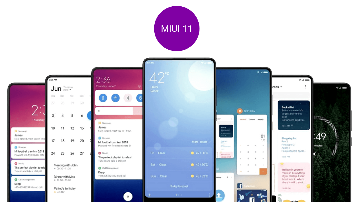 Презентація прошивки MIUI 11 очікується 5 вересня