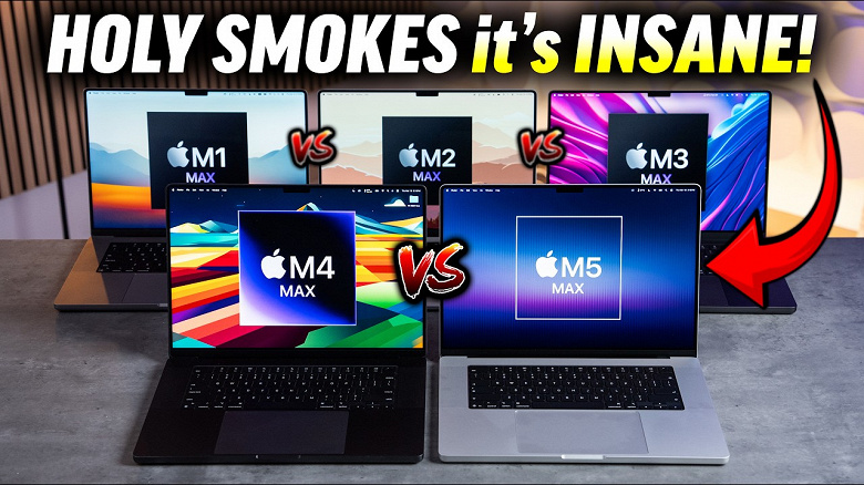 Сравнение MacBook Pro разных поколений