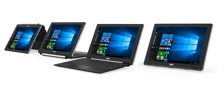 Windows-трансформеры Acer Switch V 10 и Switch One 10 с дактилоскопическими сканерами