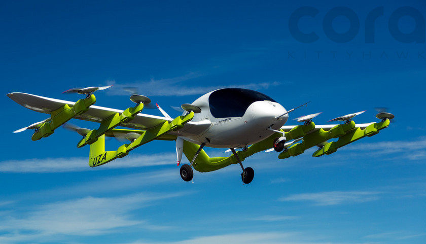 Kitty Hawk Cora: Google Co-founder Autonomous Flying Taxi