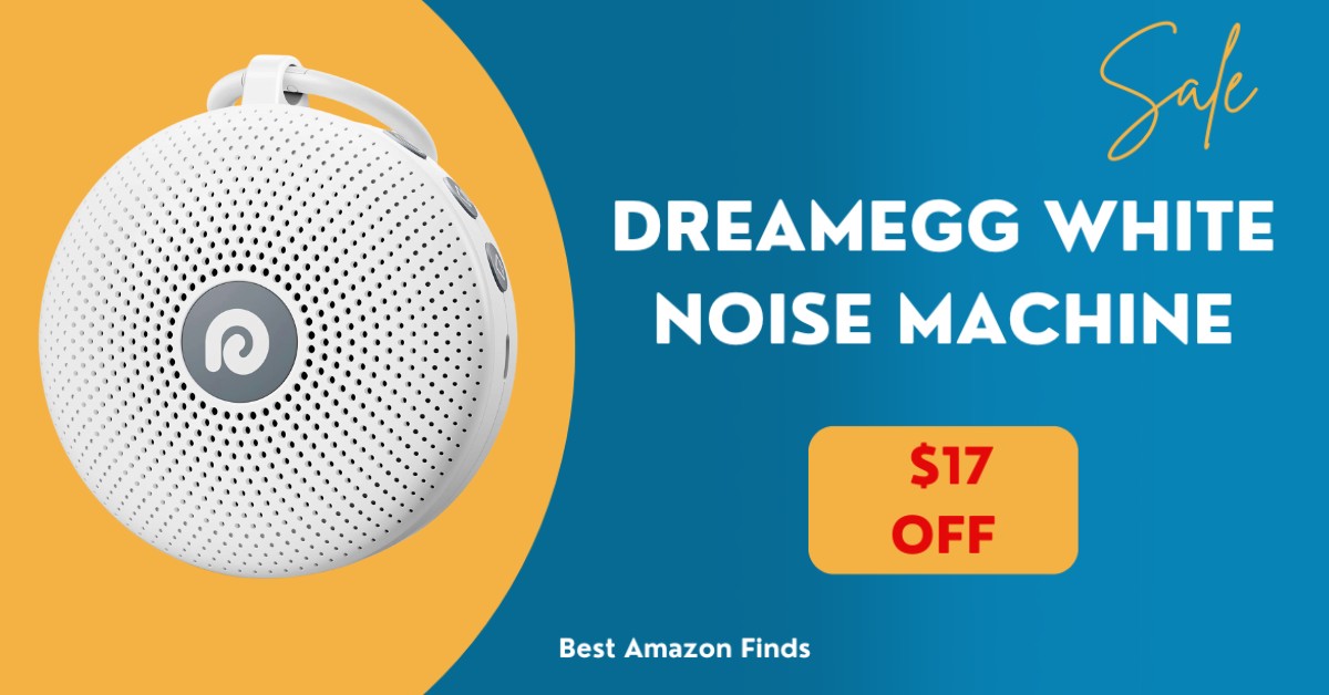 Dreamegg White Noise Machine -  Buy Now $17 Discount!