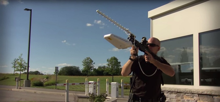Винтовка для сбивания квадрокоптеров DroneDefender