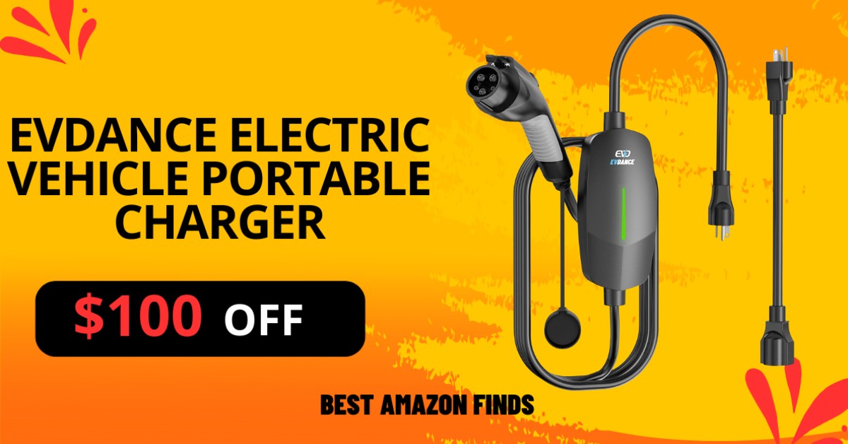 EVDANCE Electric Vehicle Portable Charger - NOW $100 OFF!