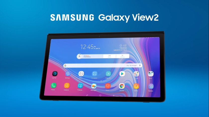 Оператор AT&T раскрыл характеристики планшета Galaxy View 2: 17.3-дюймовый дисплей и батарея на 12 000 мАч