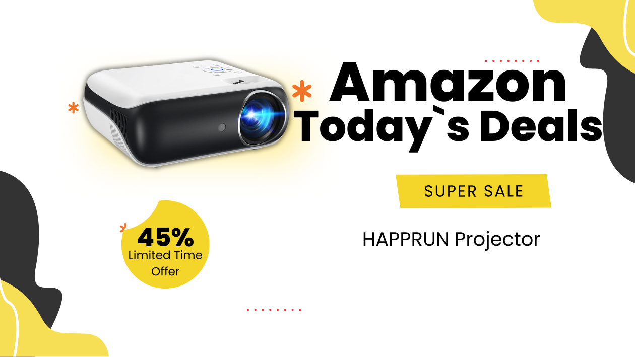 Geek's Paradise: Unveiling the HAPPRUN Full HD Projector at a Steal