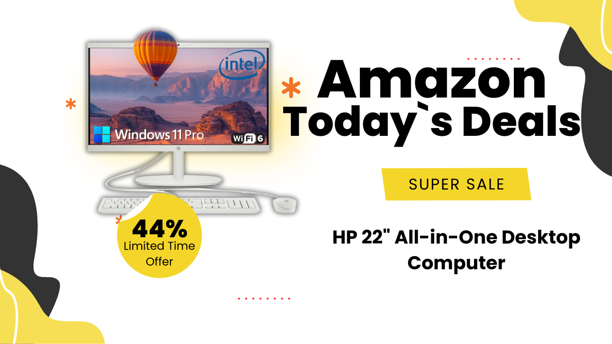 HP 22" All-in-One: Grab The Ultimate Work-From-Home Beast At A Steal!